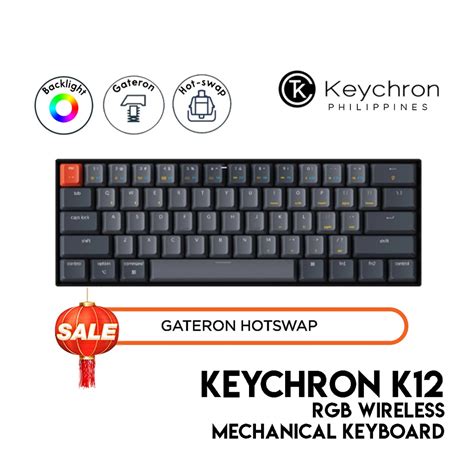 Keychron K Mechanical Keyboard Layout Wired Bluetooth Rgb Gateron Hot Swap Shopee