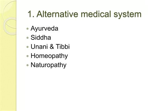 Complementary and Alternative treatment modalities | PPTX