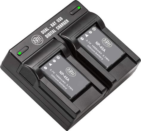 Bm Pack Of Np Batteries And Dual Charger For Fujifilm Instax Mini