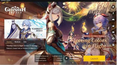 Inilah Ukuran File Update Genshin Impact 25 Versi Pc Dan Mobile