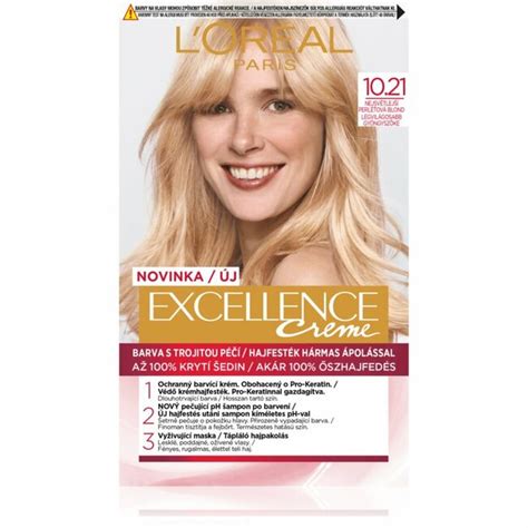 LOréal Paris Excellence Creme boja za kosu nijansa Very Light Pearl Blonde kom