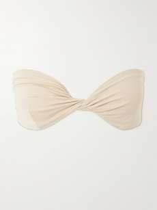 MAGDA BUTRYM Twist Front Bandeau Bikini Top NET A PORTER