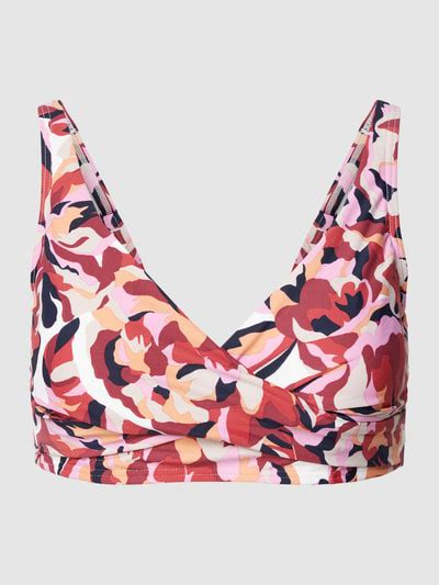 Esprit Bikini Oberteil Mit Allover Muster Modell Carilo Bordeaux