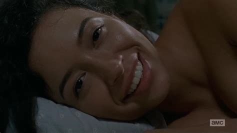Naked Christian Serratos In The Walking Dead
