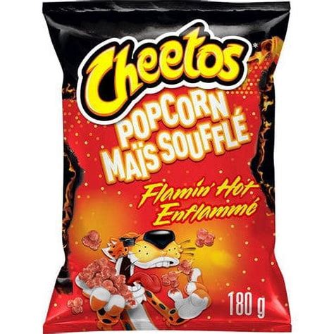 Cheetos Popcorn Flamin Hot Flavor G Oz Imported From Canada Walmart