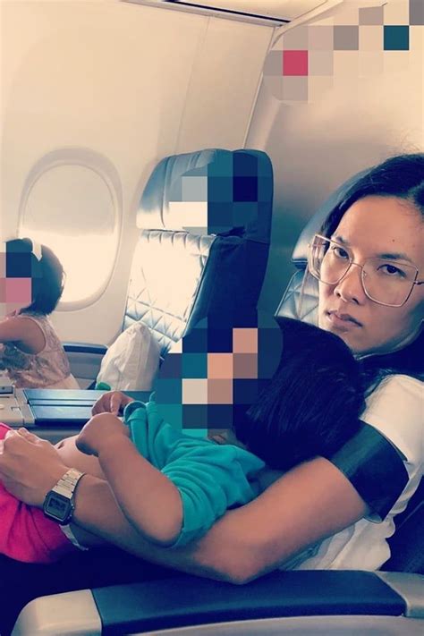 Ali Wong Just Posted A Photo Of Herself On A Plane With Her Daughters And Lol Her Face Ali