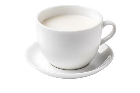 Ai Generated Hot Milk Isolated On Transparent Background Png