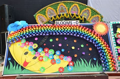 School function decoration ideas / paper craft / bulletin board ...