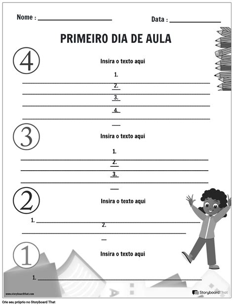 Atividade 1 Dia De Aula Educação Infantil