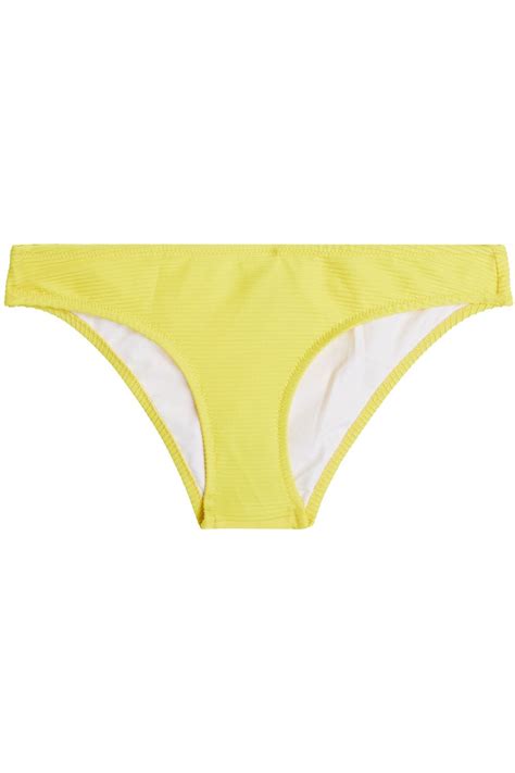 HEIDI KLEIN Ribbed Mid Rise Bikini Briefs THE OUTNET