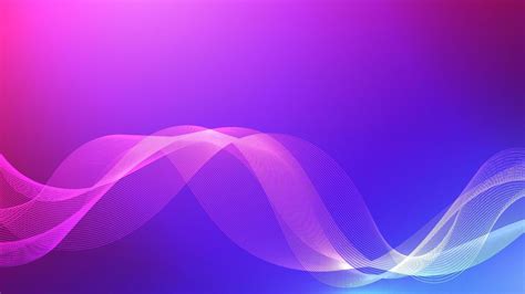 Abstract purple and pink gradient waves background. Glowing lines on purple background 7934086 ...