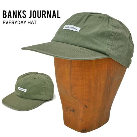 楽天市場割引クーポン配布中 BANKS JOURNAL バンクス ジャーナル キャップ EVERYDAY HAT CAP 帽子