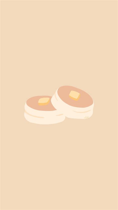 Aesthetic Pancake Wallpaper Cute Tumblr Wallpaper Iphone Wallpaper