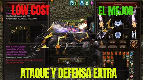 Creando Black Fenrir Mu Online Webzen Youtube