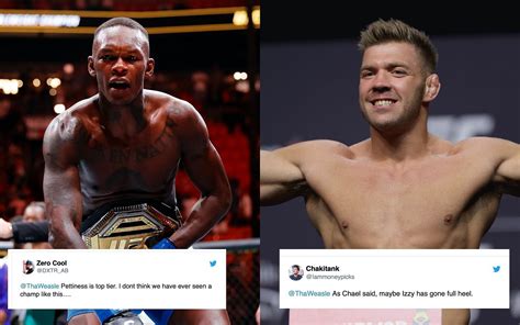 Israel Adesanya Racist Comment UFC Fans Accuse Israel Adesanya Of