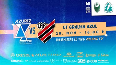 Azuriz X Athletico Pr - Azuriz X Athletico PR - Copa Paraná Sub 16 - Final Ida - YouTube