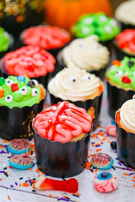 easy halloween cupcake ideas  baking chocolatess