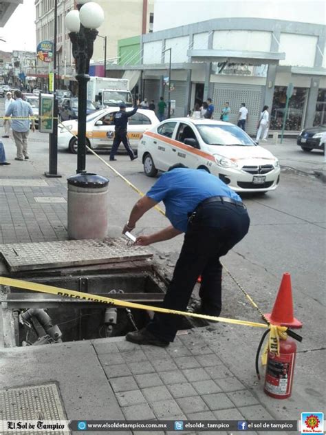 Explota Registro Subterráneo De La Cfe En Centro De Tampico