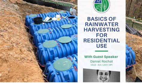 Basics Of Rainwater Harvesting For Residential Use Us Green Building Council