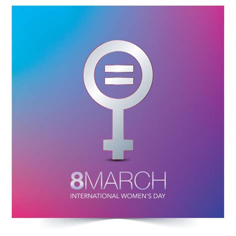 International women's day concept poster. Woman sign illustration background. 2023 women's day ...