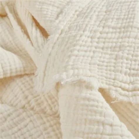 Organic Cotton Double Cloth Muslin Gauze Fabric Manufacturer In India