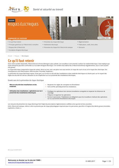 Pdf Risques Lectriques Risques Inrs Dokumen Tips