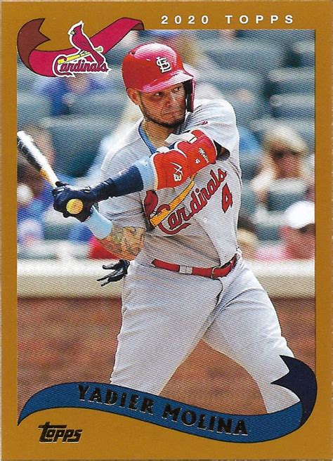 Yadier Molina 2020 Topps Archives 234 St Louis Cardinals Baseball Card