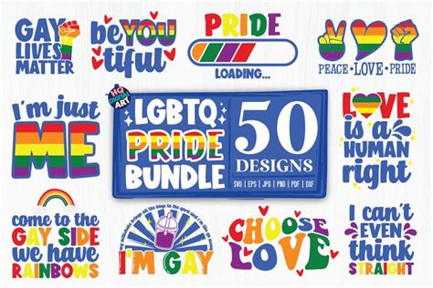 Lgbtq Svg Bundle Gay Pride Bundle Svg