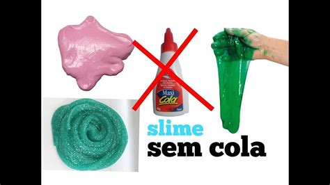 Como Fazer Slime Receita Escrita Como