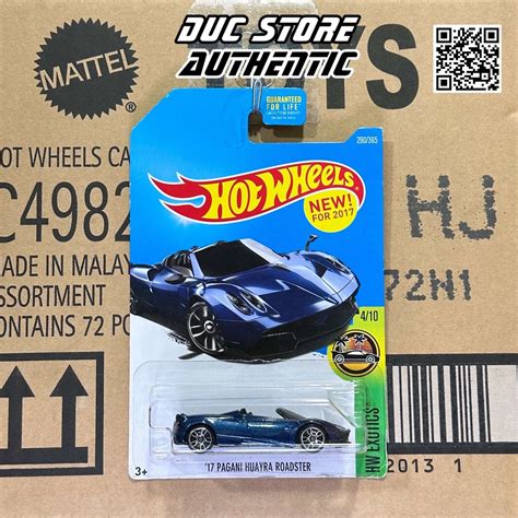 Ducstore Vn Xe M H Nh Dtw Hot Wheels Pagani Huayra Roadster Card Crease G Y Shopee