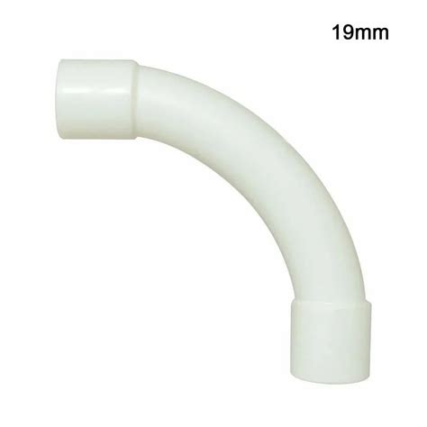 90 Degree Female 19mm White PVC Conduit Pipe Bend At 4 5 Piece In New