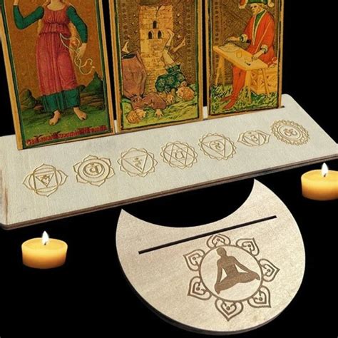 Wooden Tarot Card Divination Altar Unveiling The Sacred Realm