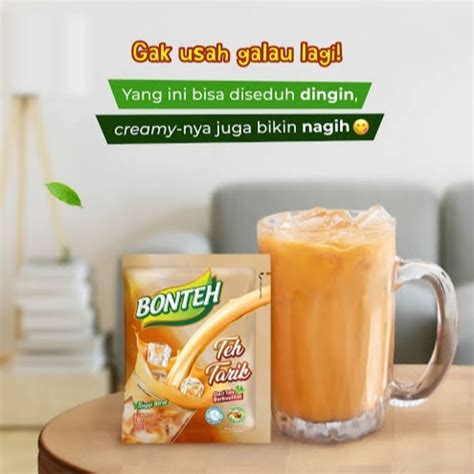 jual renteng bonteh teh tarik bonteh matcha creamy renteng isi