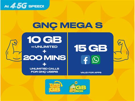 Gn Mega S Prepaid Package Paket Detay Kuzey Kibris Turkcell