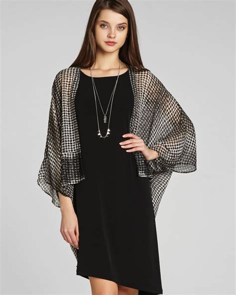 Lyst Bcbgeneration Kimono Cardigan High Low Printed In Black