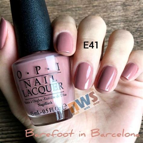 Promo OPI Lacquer Nail Polish Barefoot In Barcelona OPI E Nude Color Diskon Di