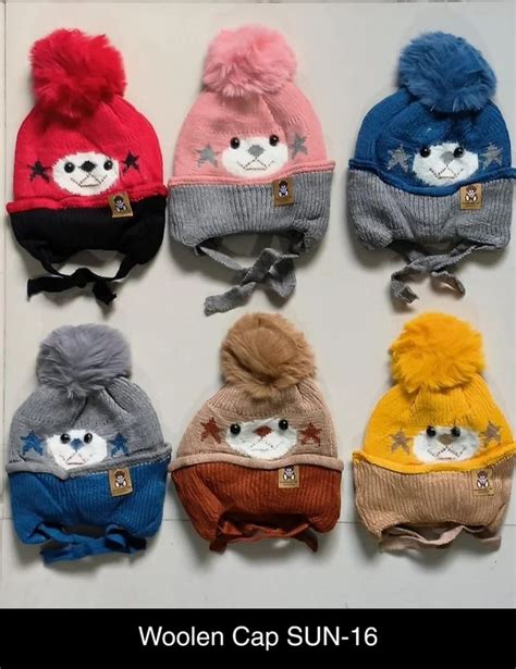Baby Woolen Cap At ₹ 100piece Pankornaka Ahmedabad Id 27405784230