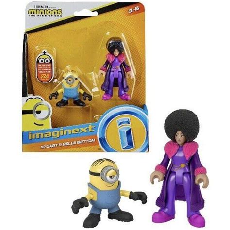 fisher price toys imaginext minions stuart belle bottom despicable