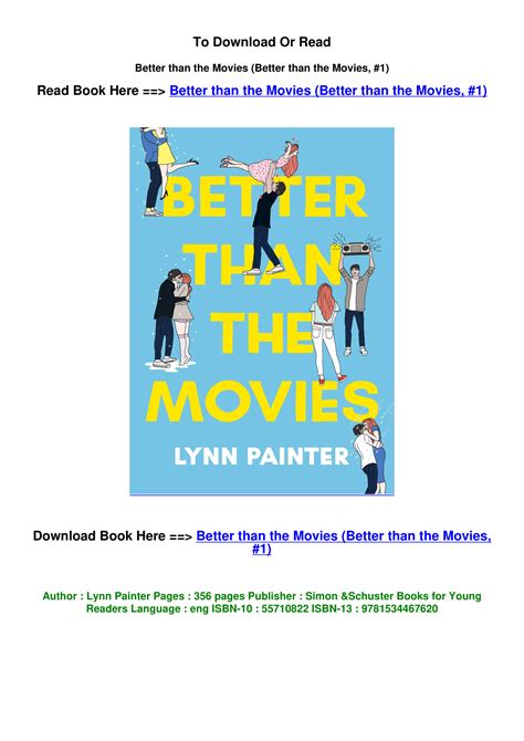 DOWNLOAD EPub Better than the Movies Better than the Movies 1 by Lynn