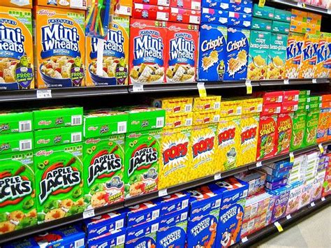 cereal aisle at the grocery store | Mini wheats, Grocery, Grocery store