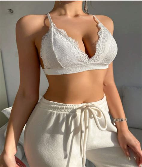 Splice Lace Bra Lingerie Blue Pea Online Market