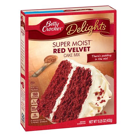 Betty Crocker Super Moist Red Velvet Cake Mix 1525 Oz