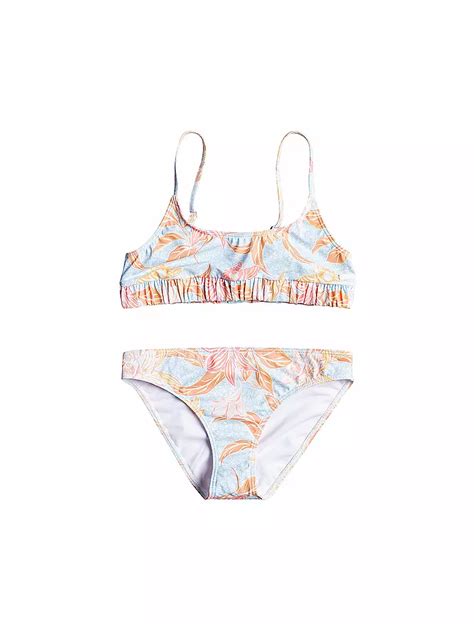 ROXY Mädchen Bikini Good Romance blau