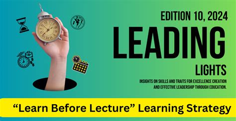 Maximizing Learning: A Comprehensive Guide to the Learn Before Lecture ...