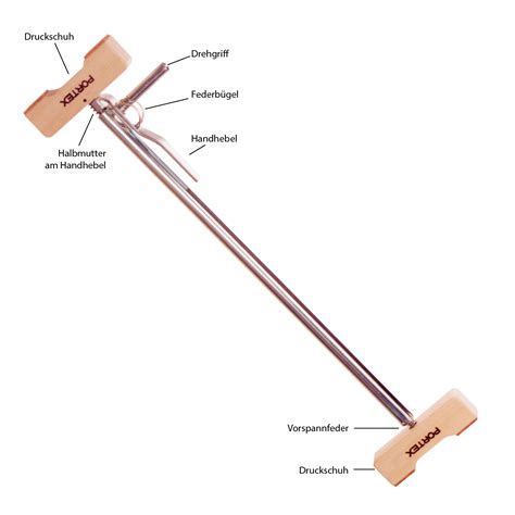 Brace PORTEX for fitting Door Cases
