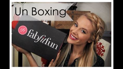 Fab Fit Fun Winter Unboxing Youtube