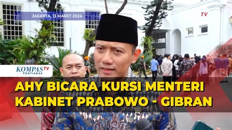 Ditanya Soal Jatah Kursi Menteri Kabinet Prabowo Gibran Ahy Tunggu