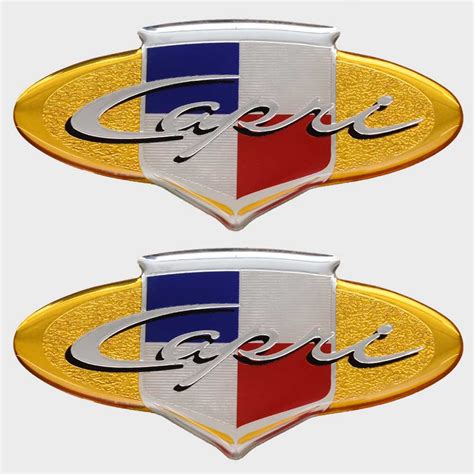 Bayliner Boat Raised Decals 74473a Capri Logo 4 X 2 Inch Pair