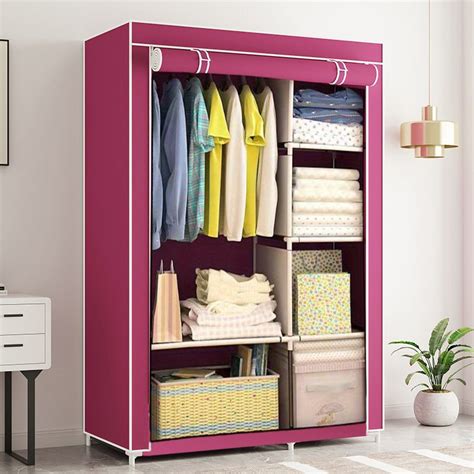 Exclusive Discounts For Jaza Keja Portable 2 Columns Wardrobe Closet