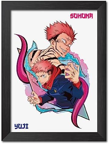 Tenorarts Sukuna And Yuji Poster Jujutsu Kaisen Anime Laminated Posters